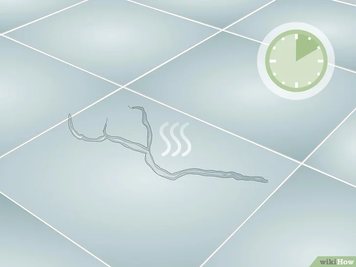 깨진 타일 수리