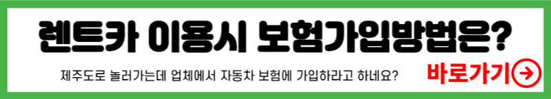 제주도 렌트카