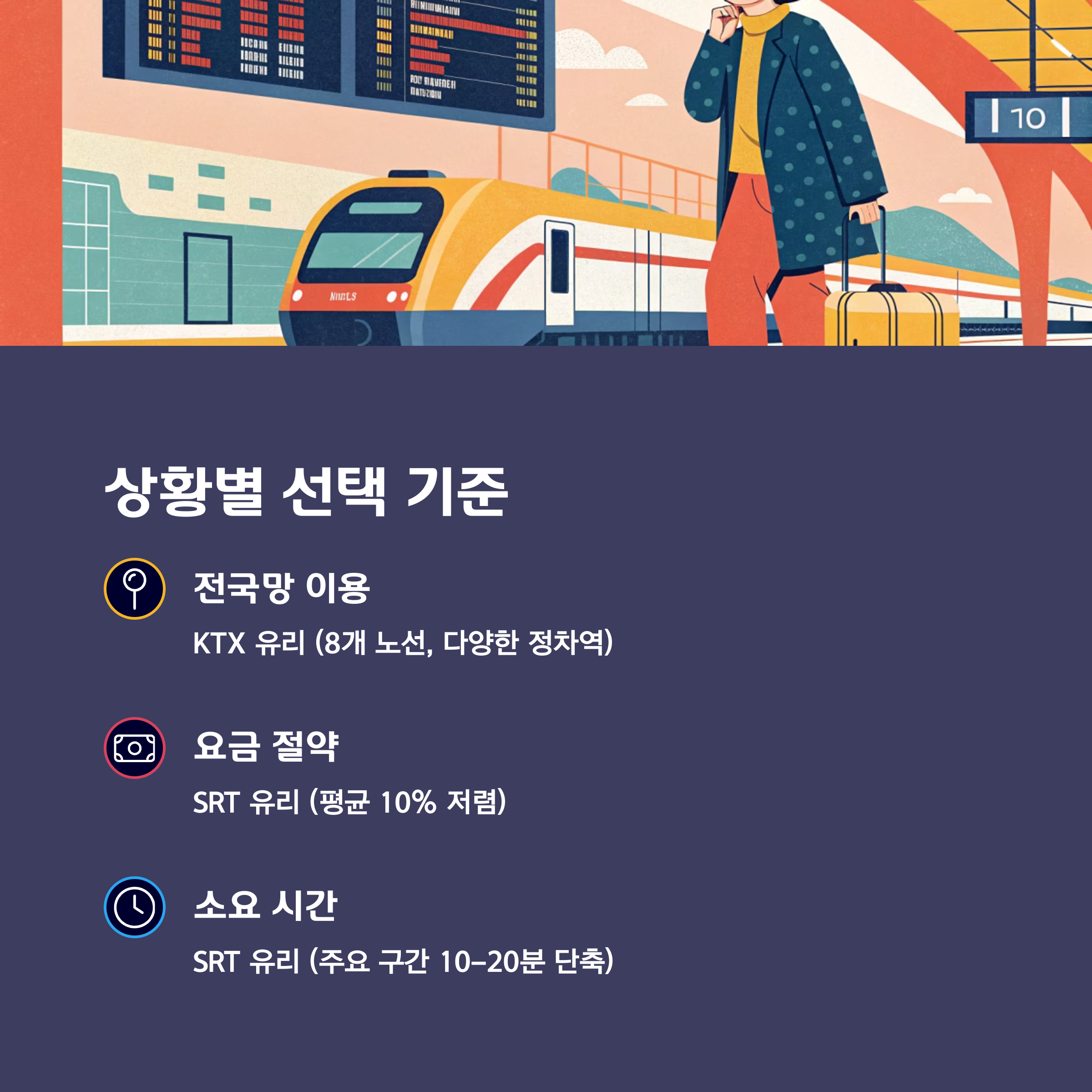 상황별 선택 기준