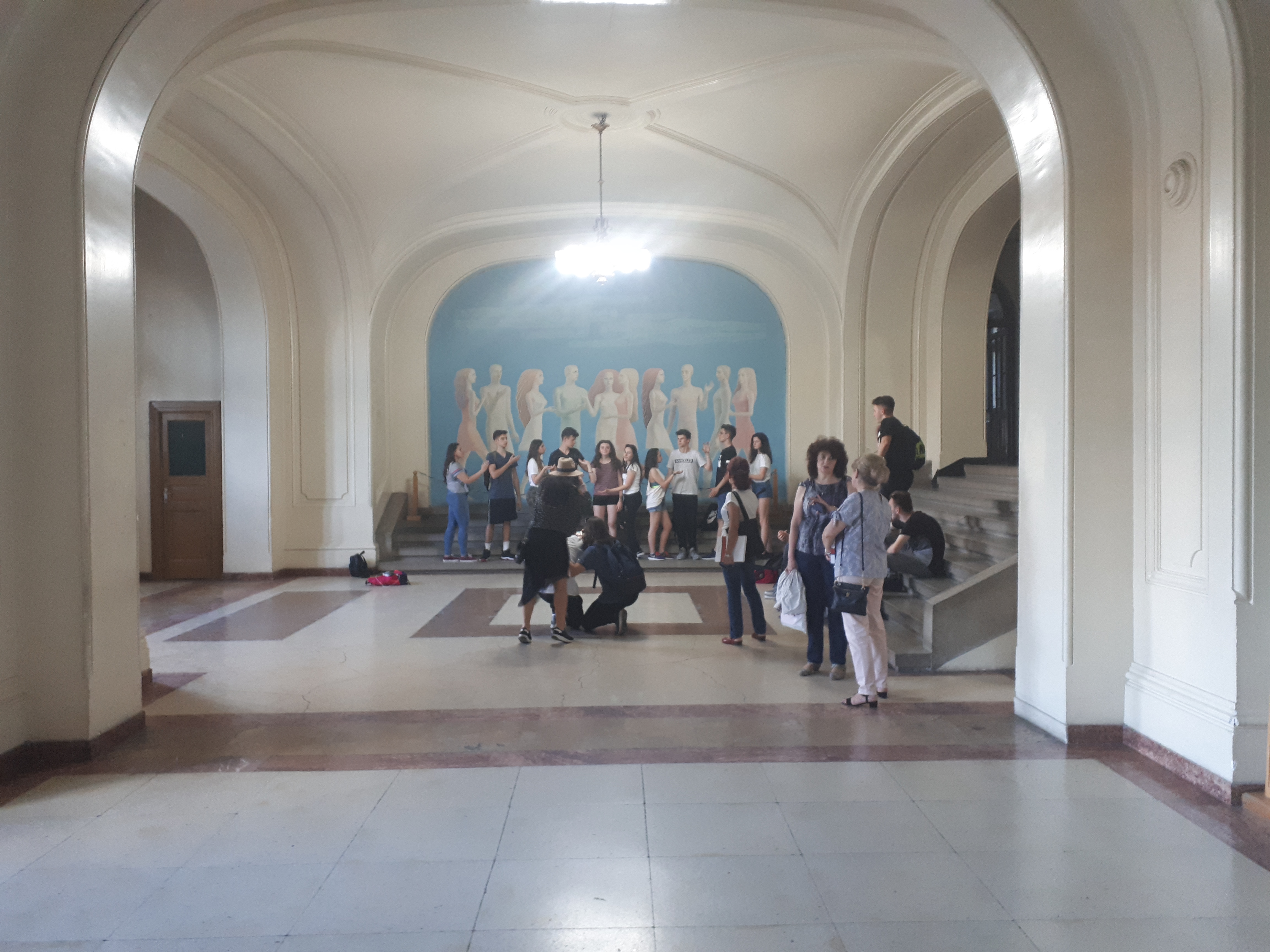 루마니아 이아시 알렉산드루 이오안 쿠자 대학교 학생들