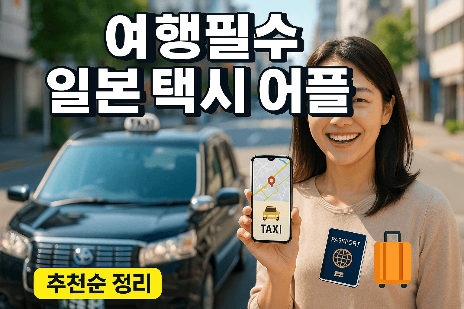 여행필수 일본 택시 어플 추천순으로 정리