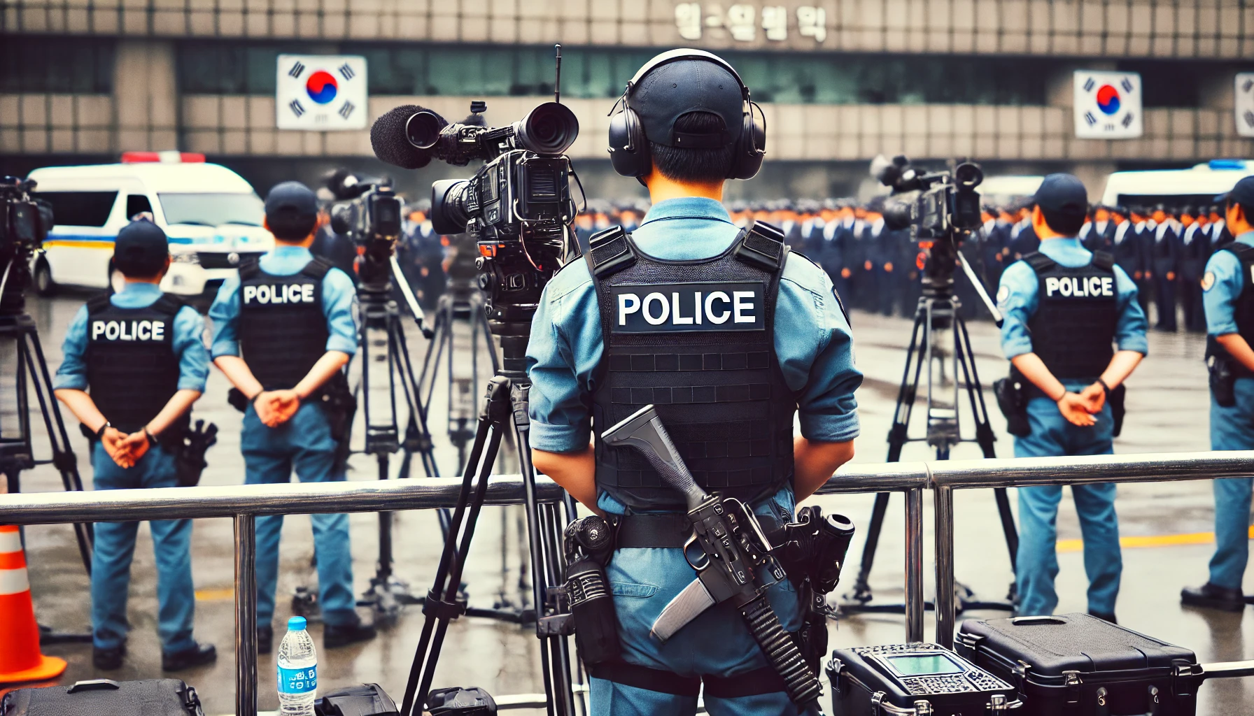 전기충격기까지 등장… 尹 선고일 기자 안전 ‘비상’