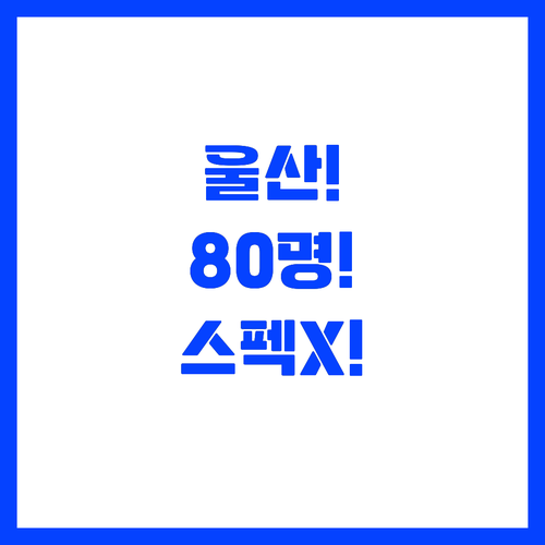 울산 관광 일자리, 스펙 제한 없는 ..