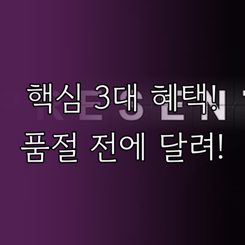 오늘의집 품절 막는 3대 할인 혜택과..