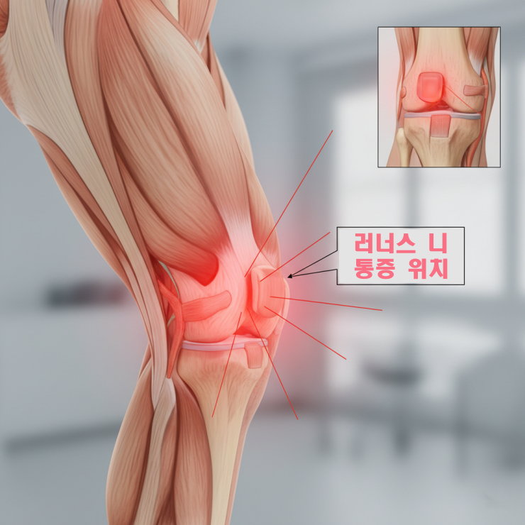 러너스 니 통증 위치