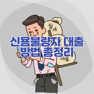 신용-불량자-대출-방법-총정리