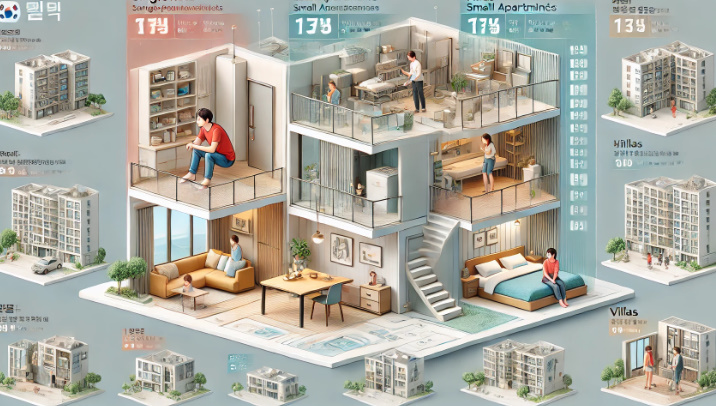 오피스텔 소형아파트 빌라 중심의 1인가구 주택 선택법 관련 이미지