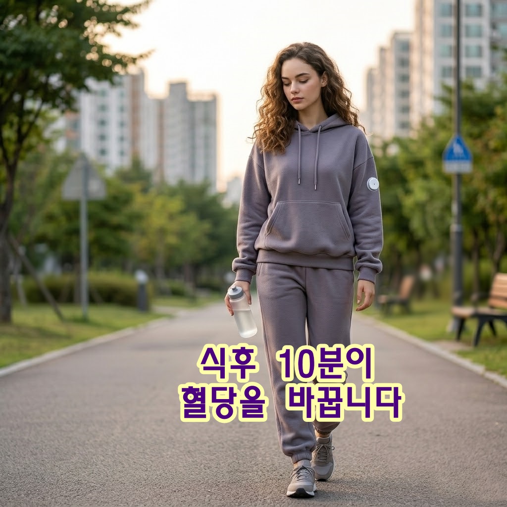 운동보다 중요한 혈당 관리 습관: 식후 1시간의 비밀