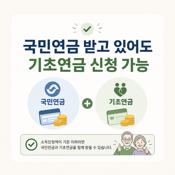 국민연금과 기초연금 함께 받기