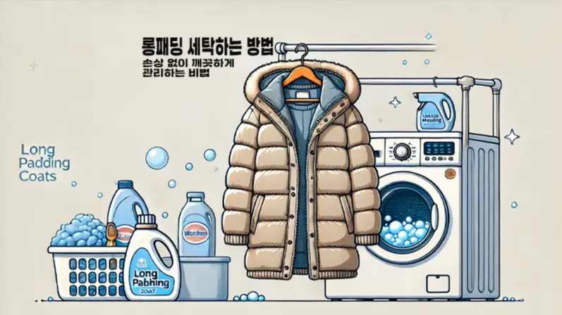 롱패딩 세탁하는 방법, 손상 없이 깨끗하게 관리하는 비법