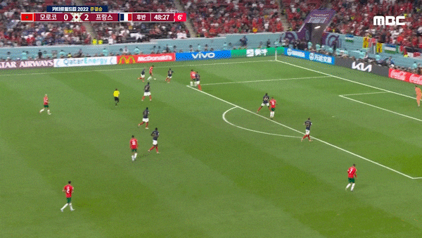 후반 48분 모로코 마지막 공격기회