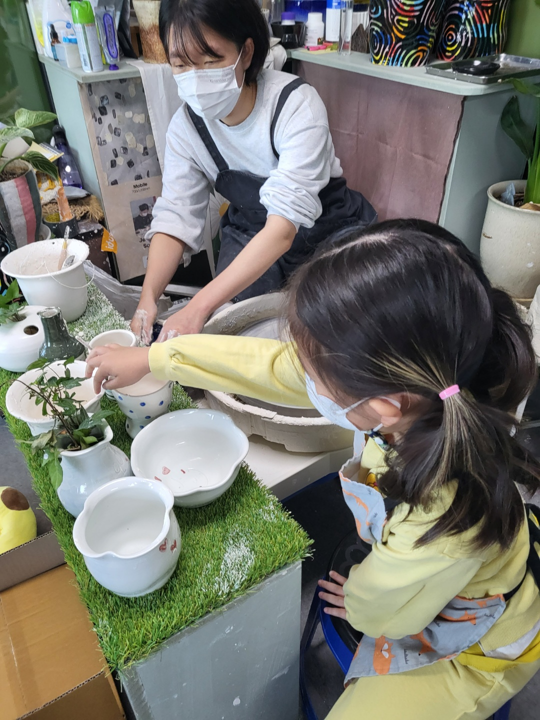 25공방(청주 도자기 공방, 물레 체험)