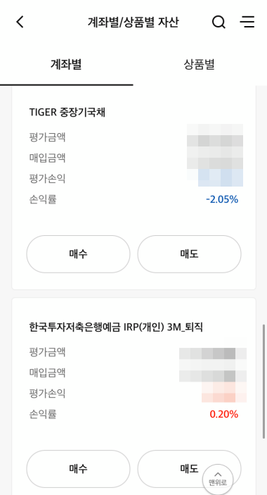 IRP-계좌-조회-내용