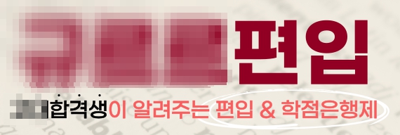 합격생 출신 편입멘토....