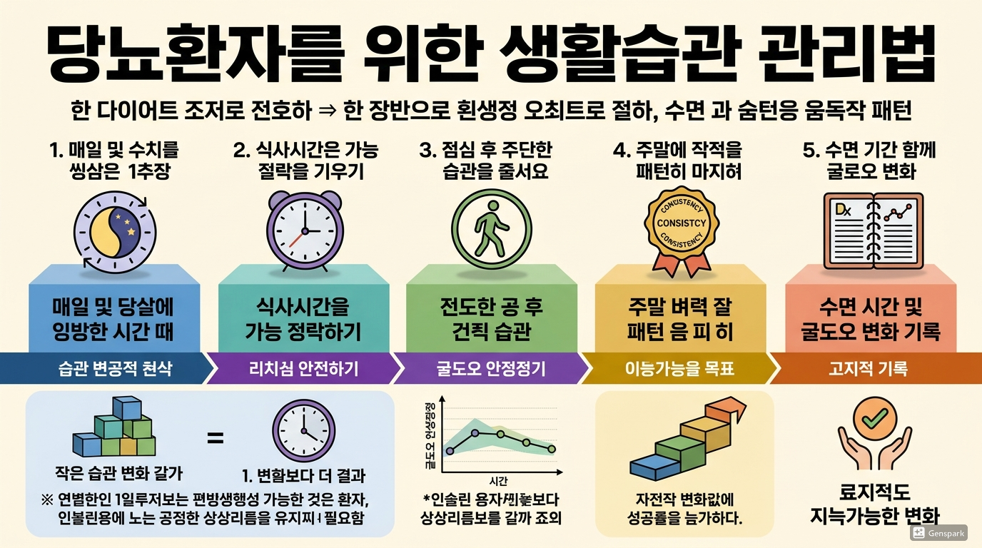 당뇨환자를 위한 생활습관 관리법
