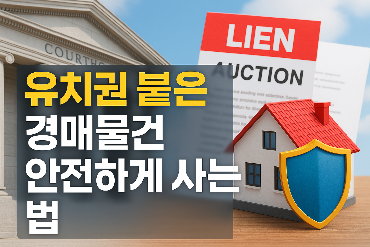 유치권 붙은 경매물건, 안전하게 매수하는 방법