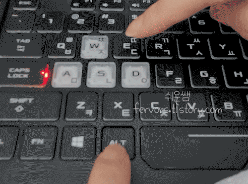 스냅샷 단축키 누르는 방법