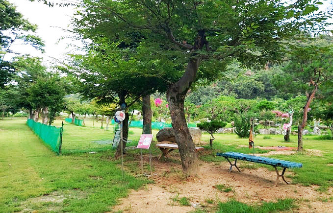 하구산농원파크골프장. 주소: 경북 성주군 선남면 용신리 880번지