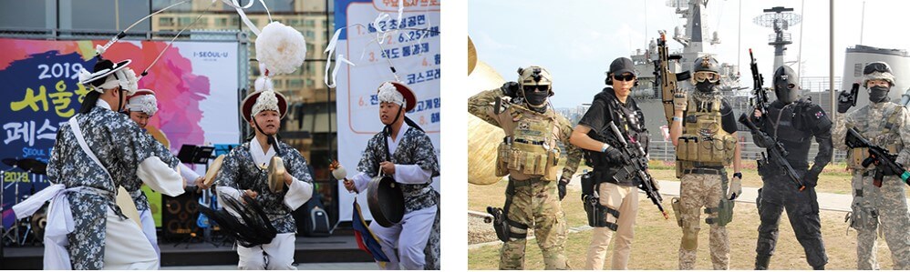 서울함 페스티벌과 어스어스 페스티벌