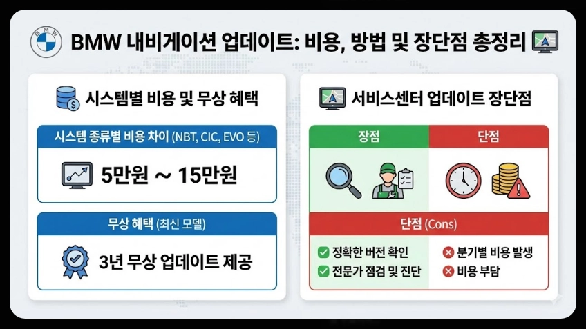 내비게이션 업데이트비용 완벽정리