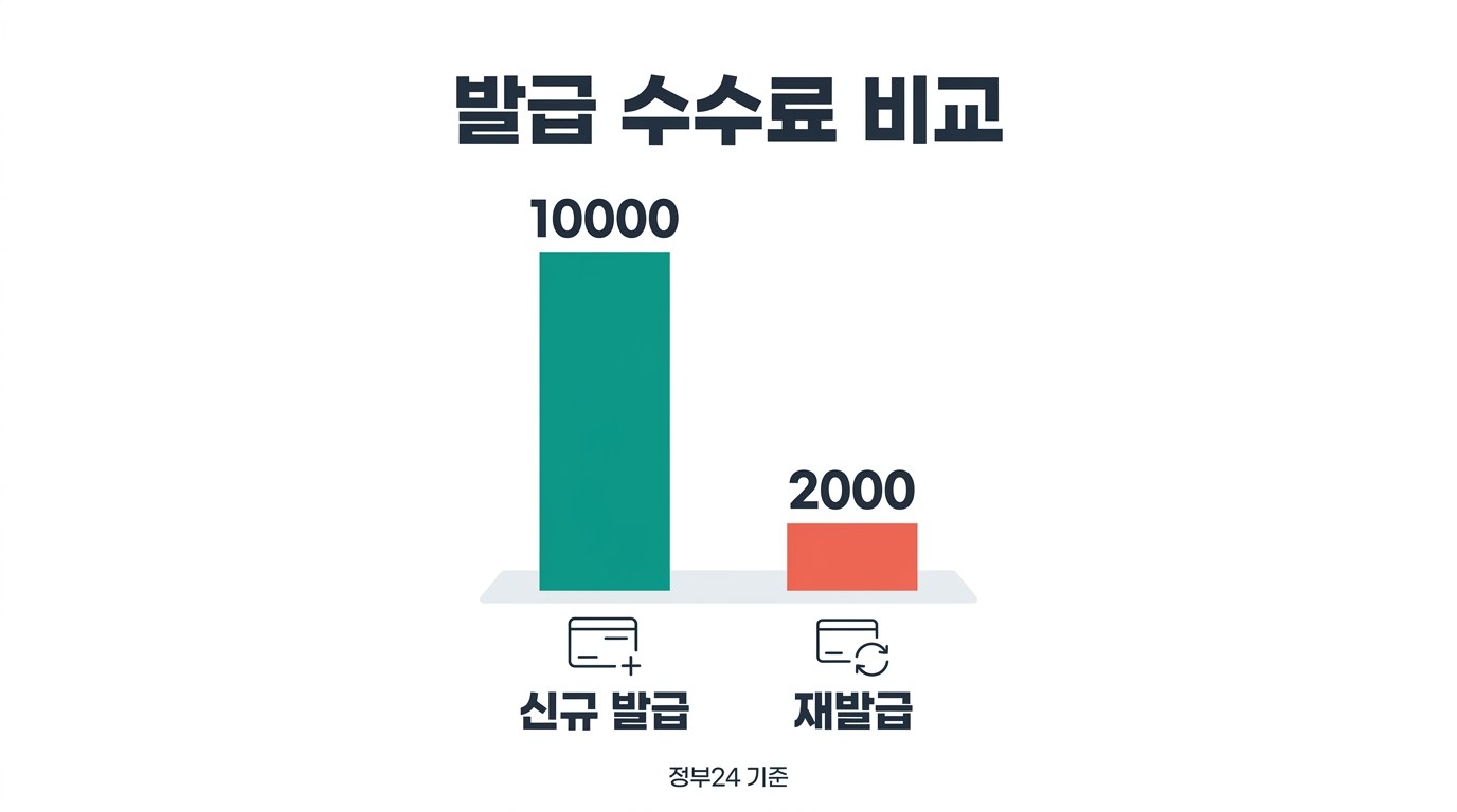 요양보호사 자격증 발급 수수료 비교