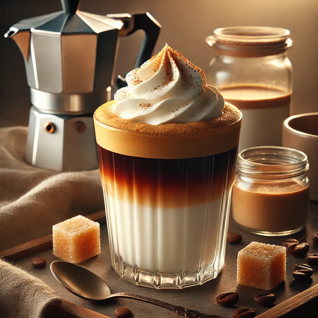 흑당 달고나 커피