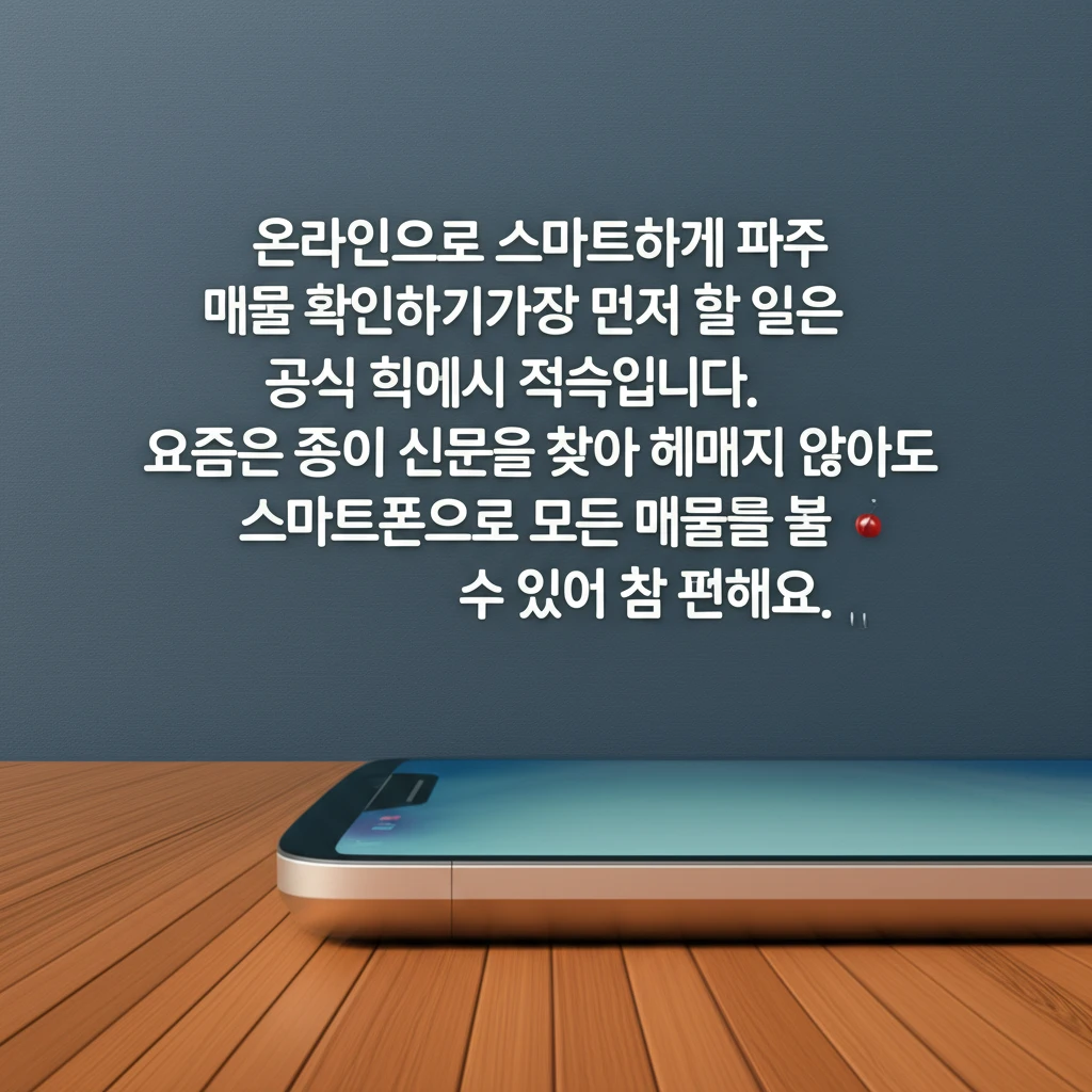 파주 교차로 부동산 아파트 빌라 급매..