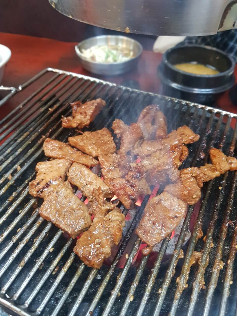 강동구 명일동 맛집 숯불돼지갈비 마포집 리뷰 돼지갈비 맛집