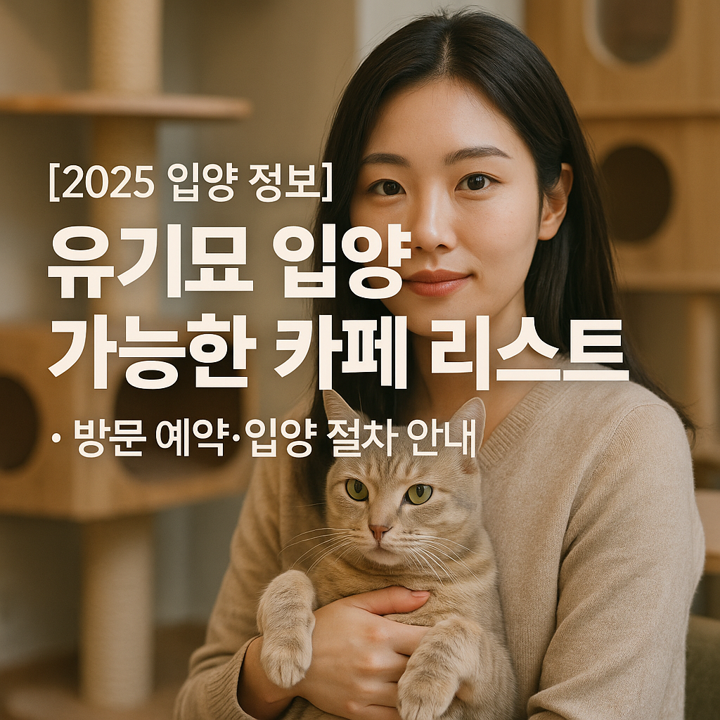 [2025 입양 정보] 유기묘 입양 가능한 카페 리스트 ｜ 방문 예약&middot;입양 절차 안내