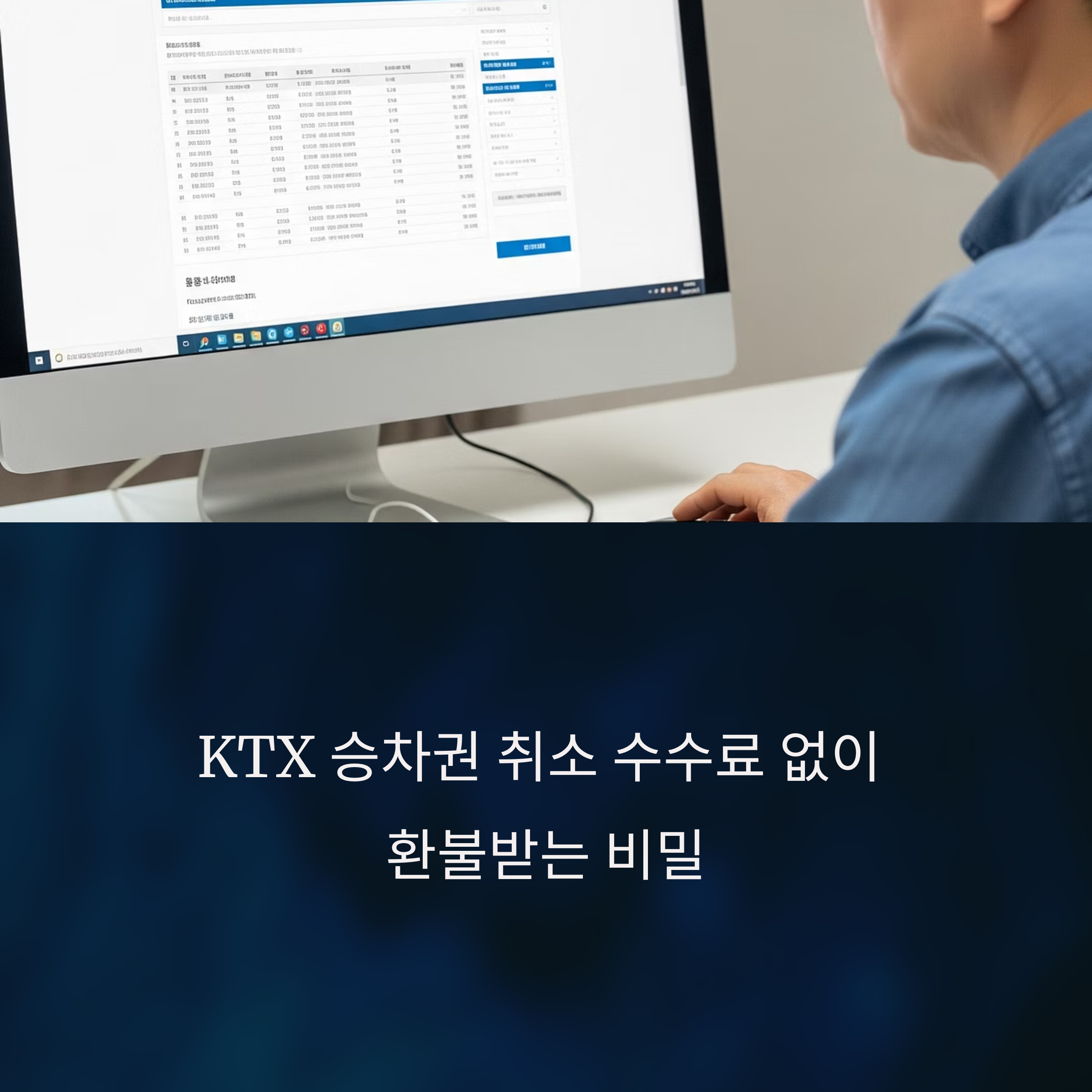 KTX 승차권 예매 취소, 수수료 없이 취소하는 법 총정리