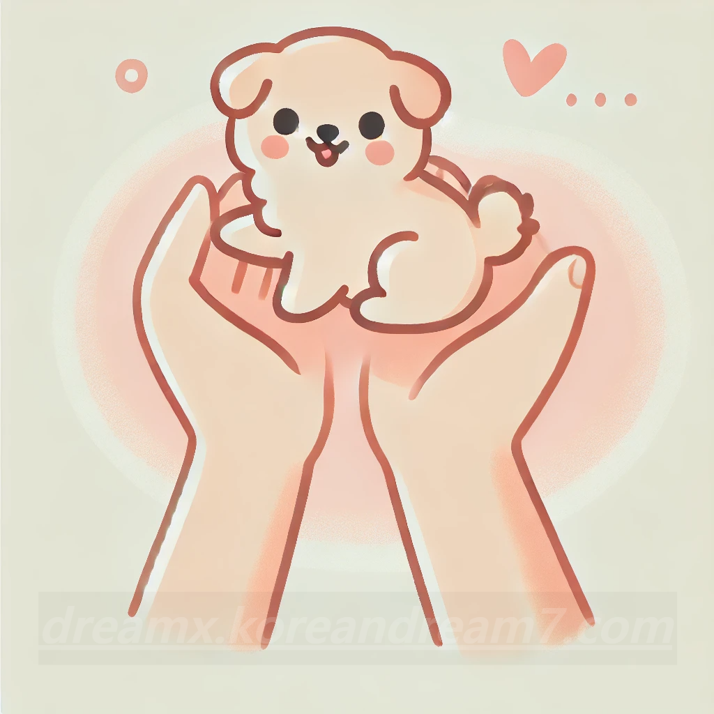 새끼강아지 키우는 꿈
