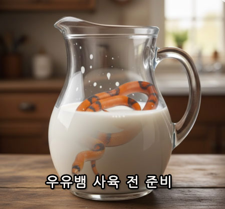 우유뱀 사육 전 준비해야 할 필수 조건
