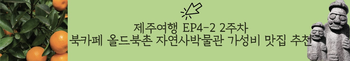 제주도 한달살기 4인가족 여행기 시리즈 EP4-2