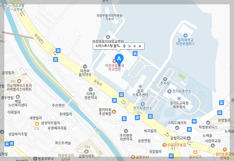 노아스로스팅-을지병원점-지도