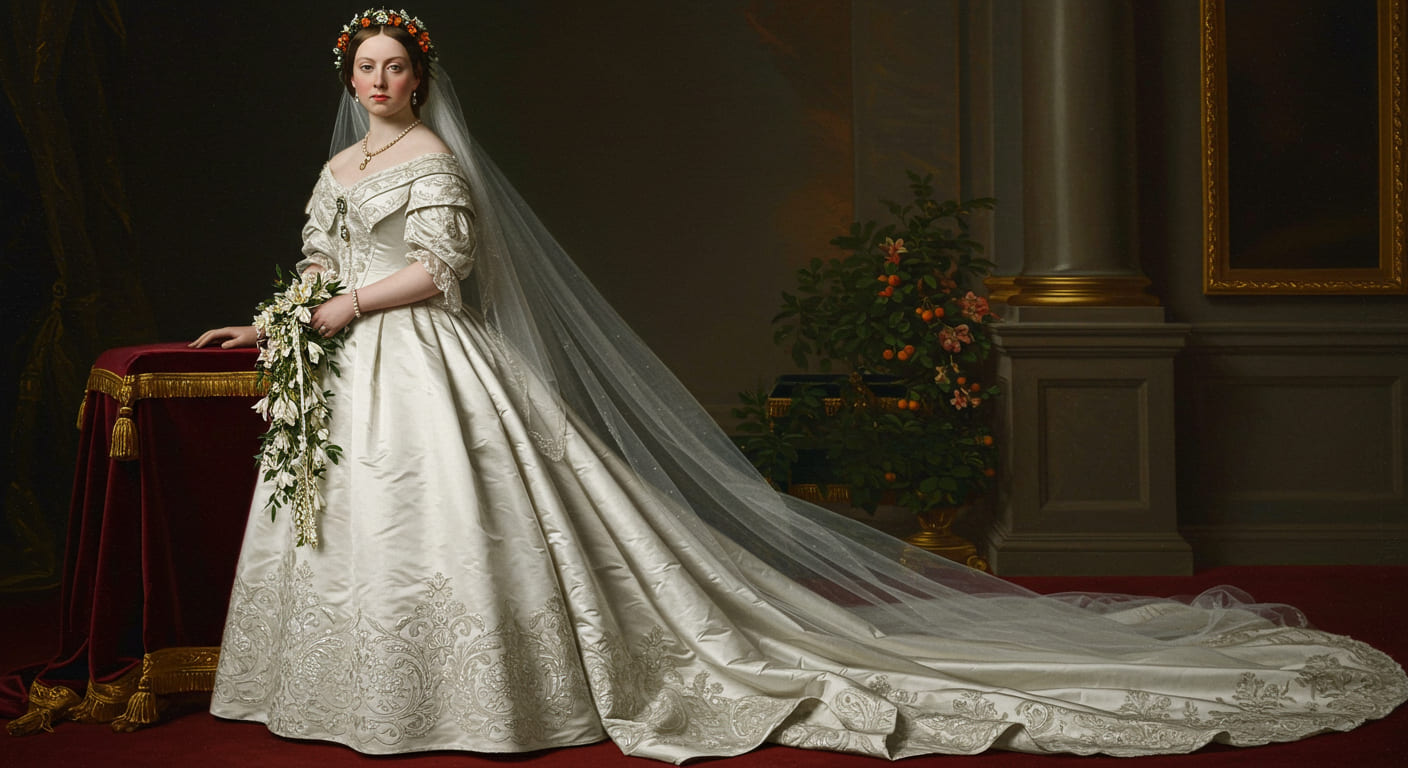 빅토리아 여왕이 만든 순백의 전통, 웨딩드레스