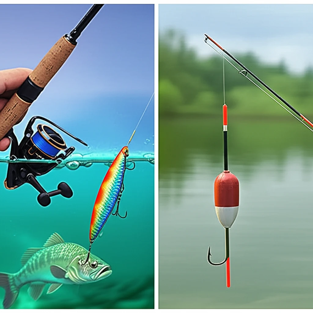 액티브 루어 vs 정적 찌, 당신의 