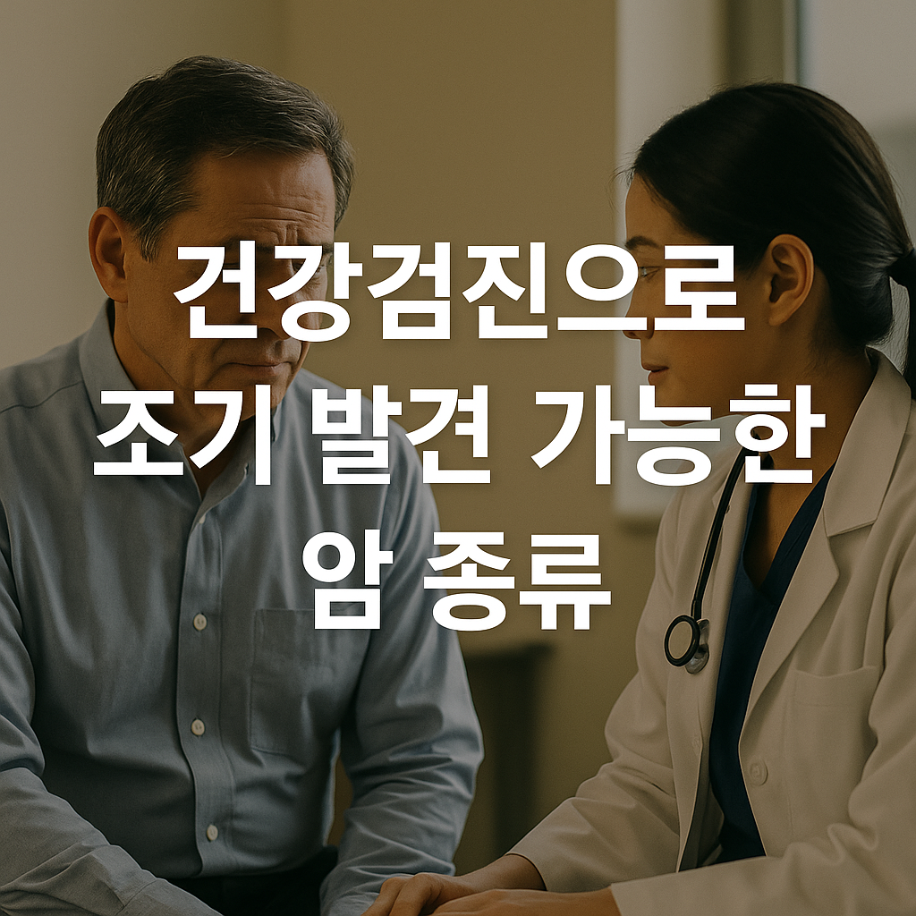 건강검진으로 조기 발견 가능한 암 종류