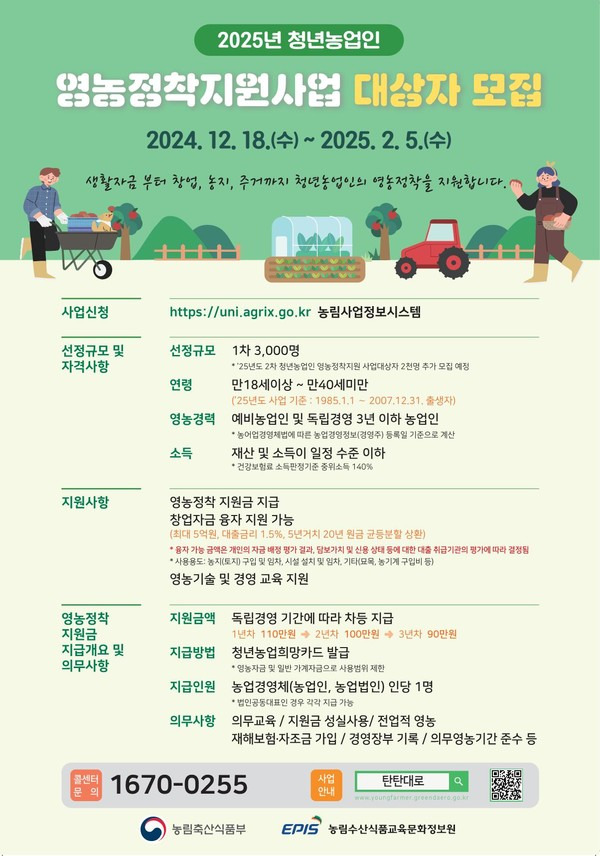 2025 강원도 청년창업농 지원사업 완벽 가이드! (조건&amp;#44; 혜택&amp;#44; 신청 방법)