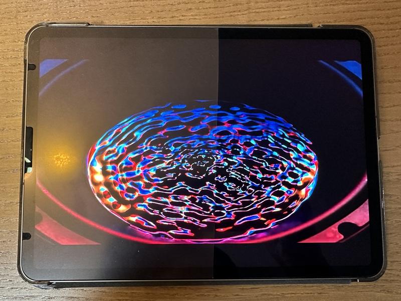 아이패드 프로4세대 종이질감 보호 필름 - 유튜브 영상2