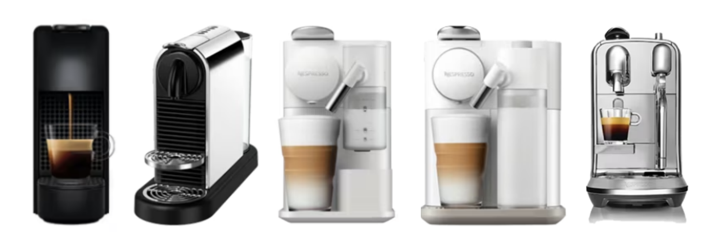 네스프레소 커피 머신 선택 가이드: 오리지널과 버츄어 머신의 차이점_오리지널 라인업