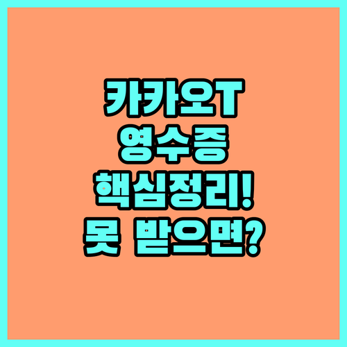 개인 및 사업자 카카오 T 택시 이용..