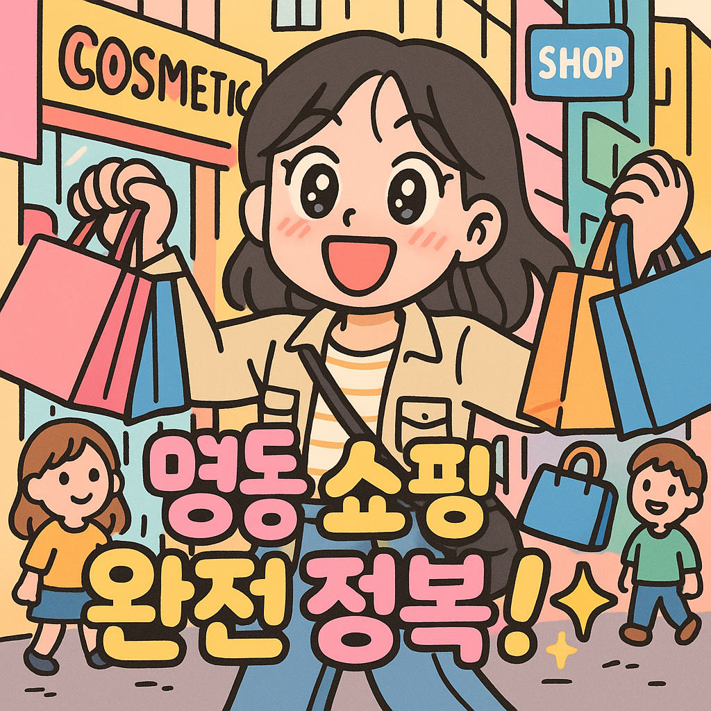 명동 쇼핑 완전 정복! 🛍️✨