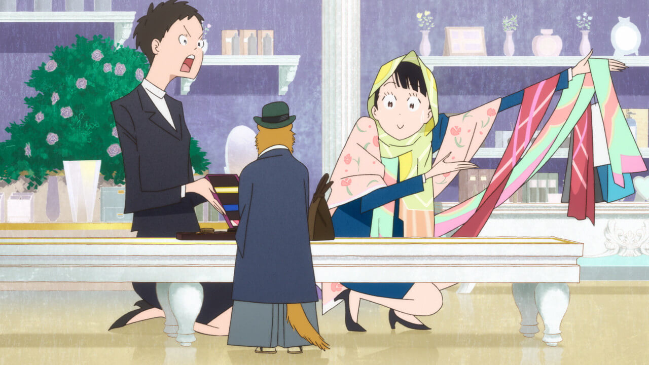 바다밍크 아빠가 딸을 위한 선물을 고르는 모습