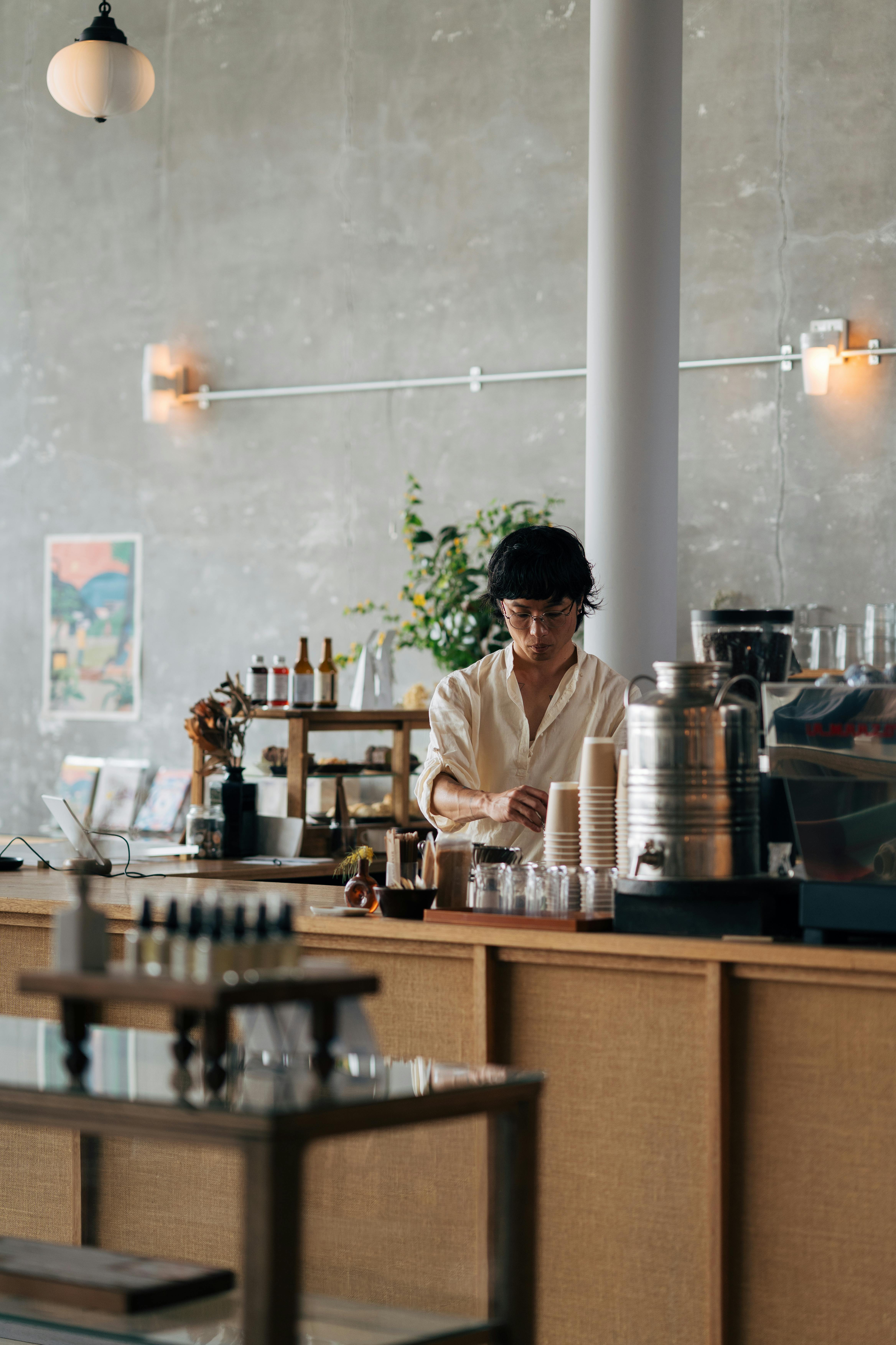 일본 커피숍 사진