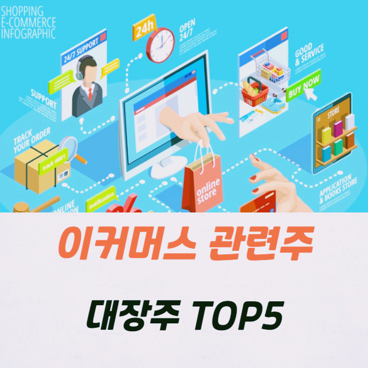 이커머스 관련주 대장주 테마주 수혜주 TOP5 : SNS