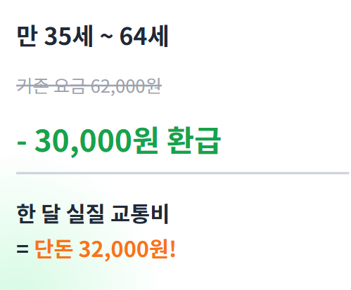 기후동행카드 3만원환급