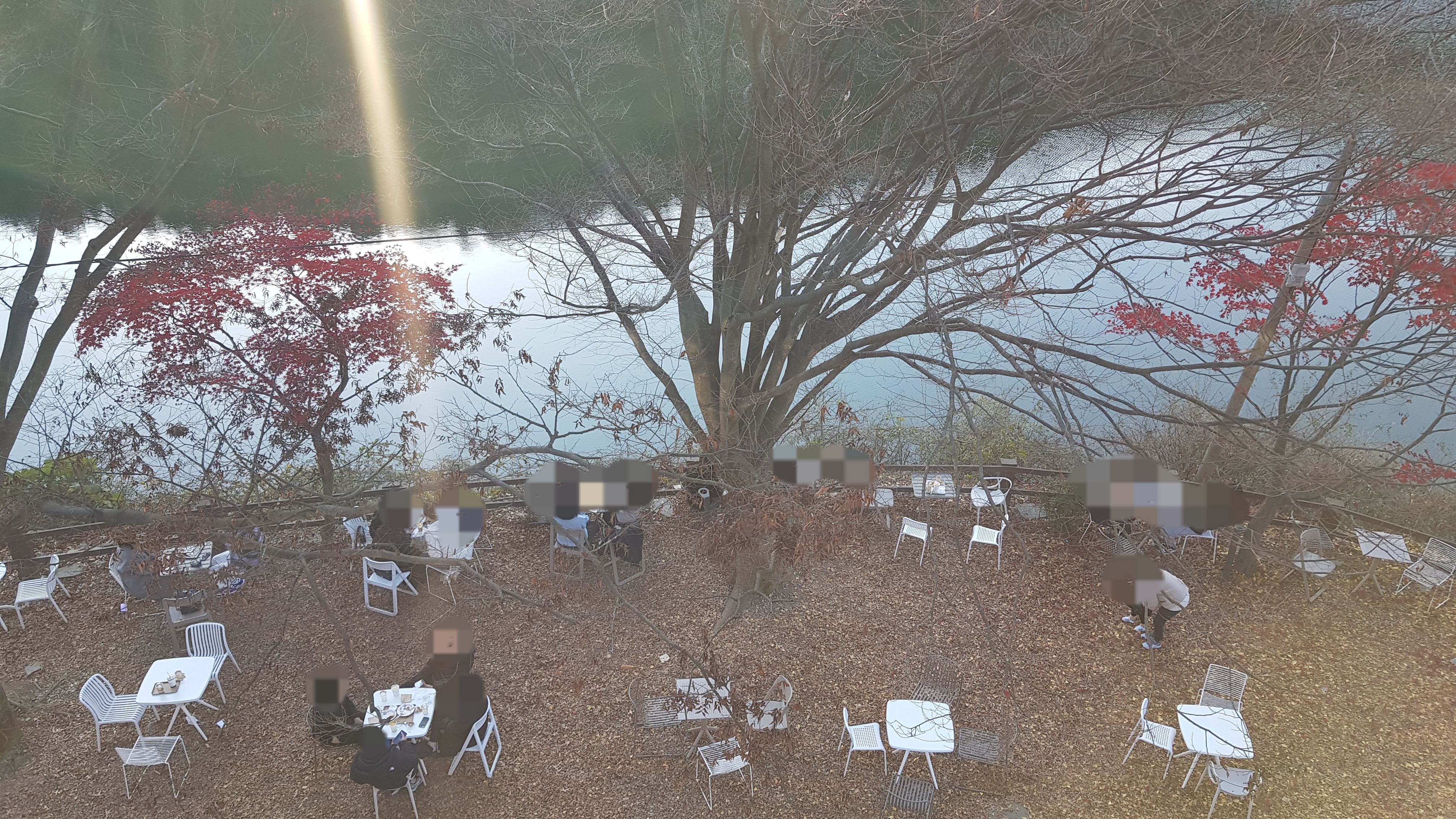 2층에서 내려다본 모습