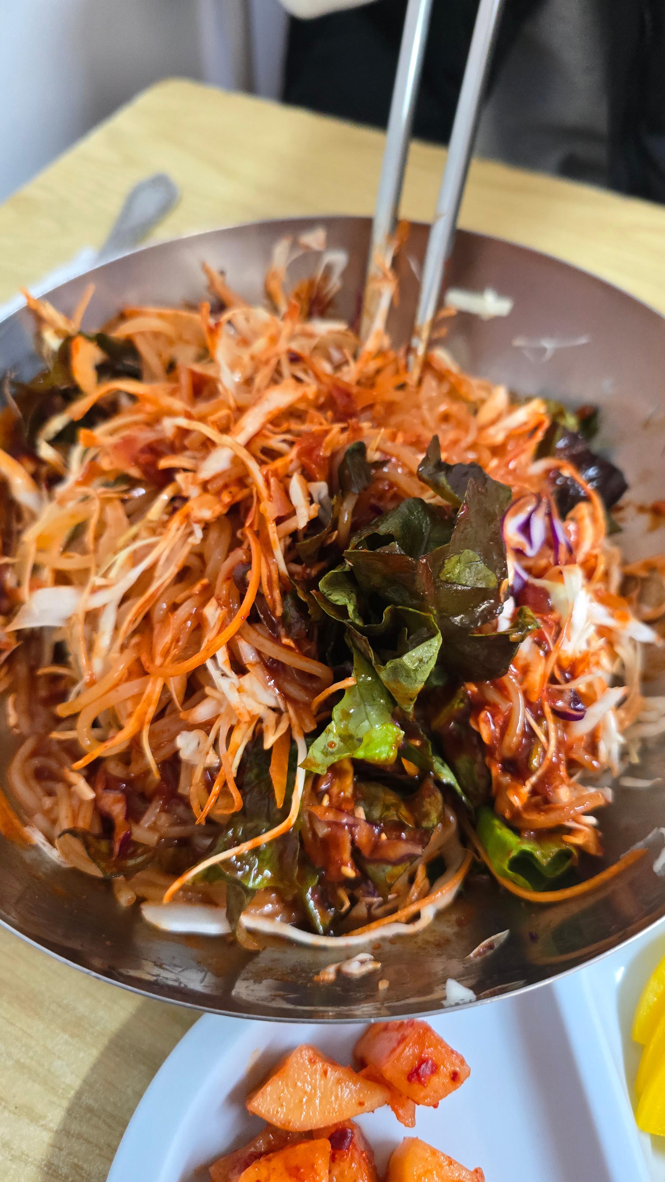 천백돈까스 쫄면