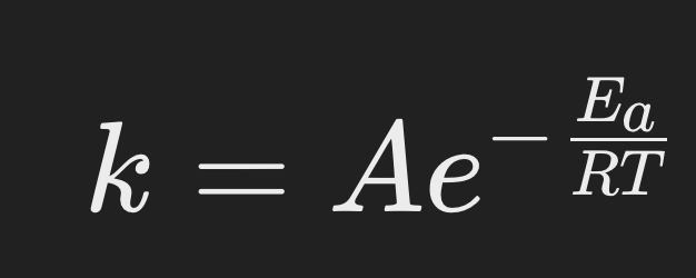 아레니우스 식