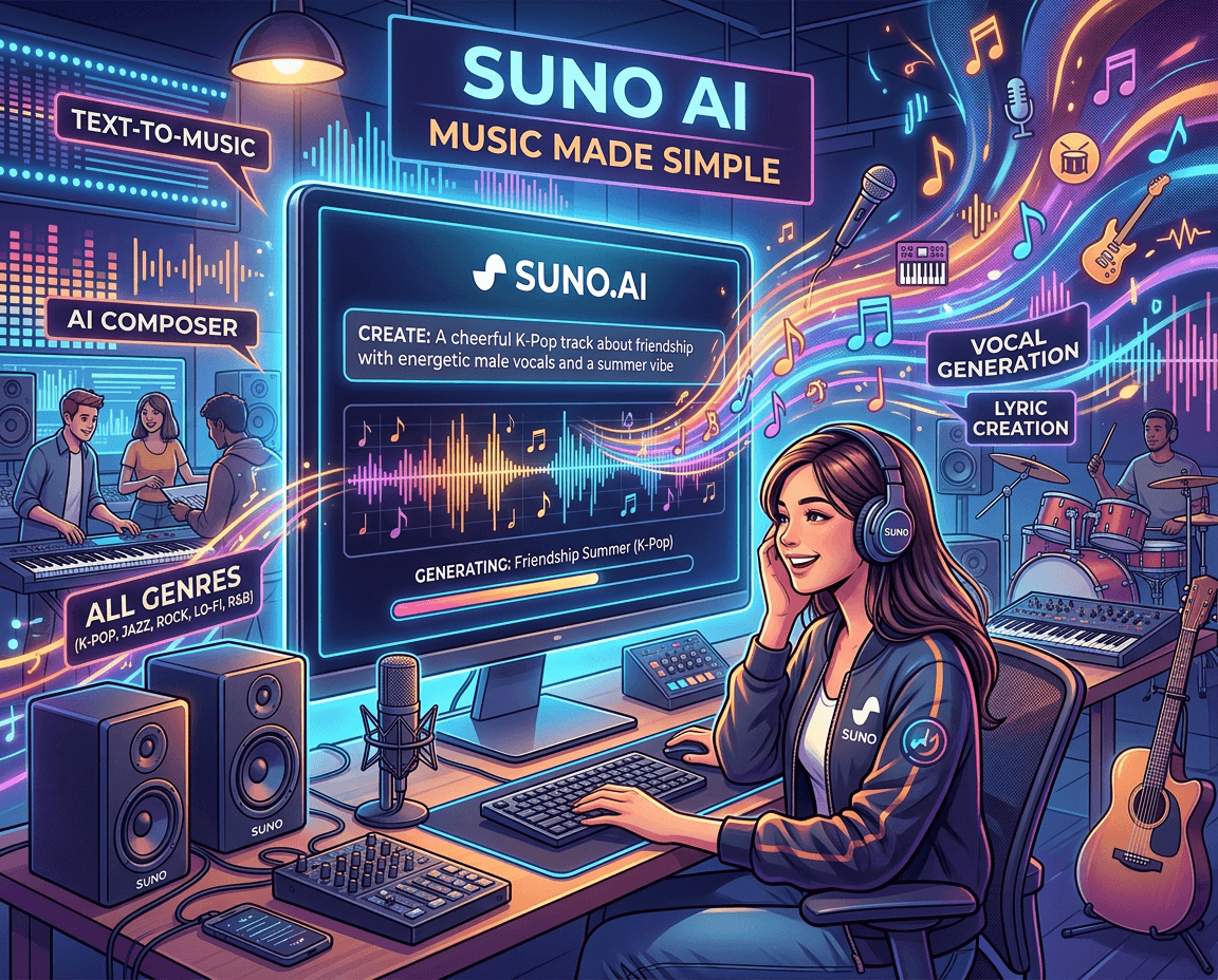 카페 음악 유튜브 채널 &ndash; Suno AI로 만들어서 수익 내는 법
